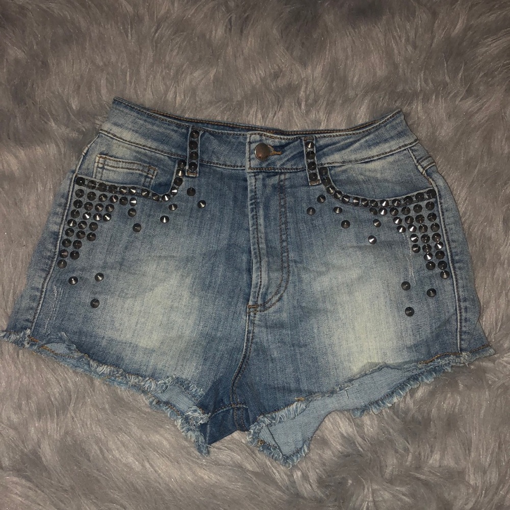 Studded shorts